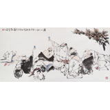 南海禪寺 妙林居士 四尺 人物畫 《醉八仙》