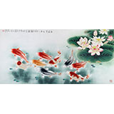 南海禪寺 妙林居士 四尺《和風(fēng)送九如》