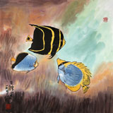 【已售】國家一級美術(shù)師王永剛 四尺斗方《三余圖》（詢價）