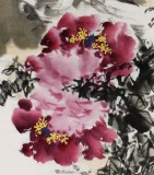 【已售】王向陽 四尺《迎春新曲》 中國美術家協(xié)會會員（詢價）