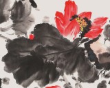 曲逸之 四尺《晨露》 河南省著名花鳥(niǎo)畫(huà)家