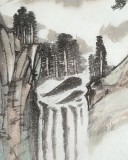 胡書文 四尺《溪山秋意圖》中國書畫院創(chuàng)作院副院長（詢價）