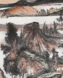 胡書文小六尺《翠微佳境》中國書畫院創(chuàng)作院副院長（詢價(jià)）