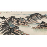 胡書(shū)文 四尺《萬(wàn)壑清幽圖》中國(guó)書(shū)畫(huà)院創(chuàng)作院副院長(zhǎng)（詢價(jià)）