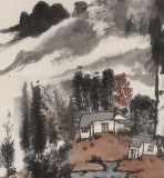 胡書文 四尺斗方精品《萬里乾坤千里目》中國書畫院創(chuàng)作院副院長（詢價）