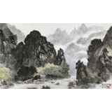 朝鮮名家韓銀星 四尺《金剛山》