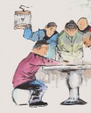 張春奇 四尺斗方《將！》徐悲鴻紀念館藝術中心理事