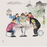 張春奇 四尺斗方《將！》徐悲鴻紀念館藝術(shù)中心理事