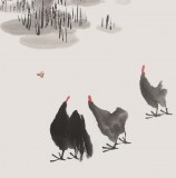 張春奇 四尺《奶奶的心事》徐悲鴻紀(jì)念館藝術(shù)中心理事（詢價(jià)）