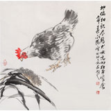 王向陽 四尺斗方《大吉圖》中國美術家協(xié)會會員（詢價）