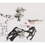 中國美協(xié)會員趙英旭《天香散曉風(fēng)》