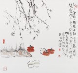 中國美協(xié)會員趙英旭 三尺斗方《寒梅》