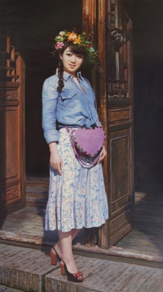 朝鮮名家油畫 文哲秀《豆蔻年華》