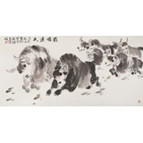 著名牦牛畫家 王文煜 四尺《前程遠(yuǎn)大》