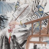 魏志平 四尺《滿院槐花香》 河北省美協(xié)會員