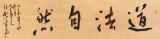 安徽省書(shū)協(xié)副主席 任智 四尺對(duì)開(kāi)《道法自然》