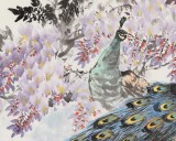 向士平 四尺《細(xì)水長流》三峽大學(xué)藝術(shù)學(xué)院教授