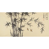 何華賢 四尺竹子畫《八節(jié)安康》 潁淮書畫名家