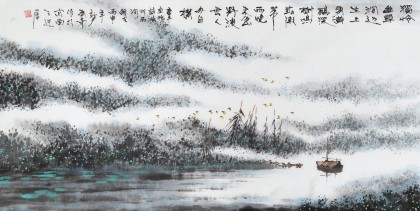 北京美協(xié)張春奇 四尺《獨(dú)憐幽草澗邊生》（詢價(jià)）