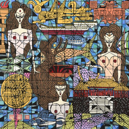 原中文聯(lián)編輯部主任 閻世宏 六尺斗方《漁女》（詢價）