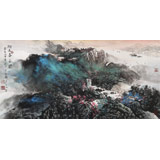 諸葛立軒 三尺《湖光春色圖》 廣西美協(xié)會員