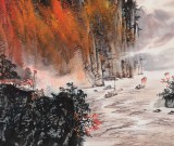 諸葛立軒 三尺《峽江雄姿圖》 廣西美協(xié)會員