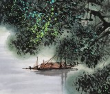 王凌云 四尺三開(kāi)《江南水鄉(xiāng)》 運(yùn)河藝術(shù)研究院院長(zhǎng)（微信詢價(jià)）