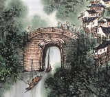 王凌云 四尺三開(kāi)《江南水鄉(xiāng)》 運(yùn)河藝術(shù)研究院院長(zhǎng)（微信詢價(jià)）