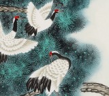 【已售】凌雪 小六尺《松鶴延年》 北京美協(xié)會(huì)員