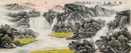 張宏達(dá) 小八尺《旭日東升》