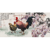 【已售】向士平 四尺《五德圖》三峽大學(xué)藝術(shù)學(xué)院教授