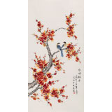 【已售】凌雪 四尺《紅梅報春》 北京美協(xié)會員