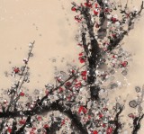 名家李明成大四尺精品《梅花圖》