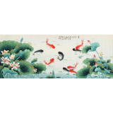 凌雪 小八尺《年年有余》 北京美協(xié)會(huì)員