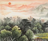 【已售】張宏達 小六尺《山水含清暉》