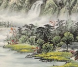 【已售】張宏達 小六尺《山水含清暉》