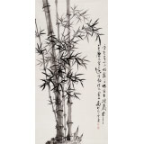 何華賢 四尺《咬定青山不放松》  潁淮書(shū)畫(huà)名家