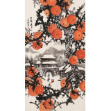 趙金鸰 三尺《古鎮(zhèn)冬日》清華美院高研班導(dǎo)師（詢價）