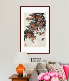 鄒友蒸 《無(wú)限春暉》2000年 已故山野派繪畫(huà)大家