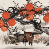 趙金鸰 三尺《雪晴圖》清華美院高研班導師（詢價）