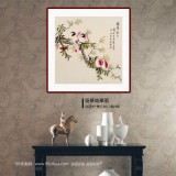 凌雪 四尺斗方《福壽康寧》 北京美協(xié)會員