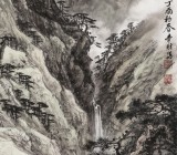 鄒本財 四尺館藏精品岳飛像《忠烈千秋》 公主嶺市美協(xié)常務(wù)副主席