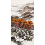 鄒本財(cái) 三尺《家山悠悠秋正好》 公主嶺市美協(xié)常務(wù)副主席