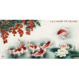 南海禪寺 妙林居士 四尺《前程似錦大利多》