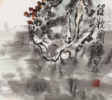 南海禪寺 妙林居士 四尺《理妝圖》