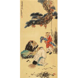 南海禪寺 妙林居士 四尺《品茗論道》