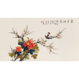 【已售】凌雪 三尺《富貴滿堂》 北京美協(xié)會(huì)員