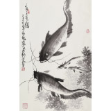 王永剛 四尺三開《年年有余》 國家一級美術師（詢價）