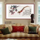 曲逸之 三尺《大吉利圖》 河南省著名花鳥畫家