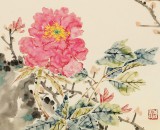 【已售】已裝框 曲逸之 四尺斗方《大富貴》 河南省著名花鳥畫家